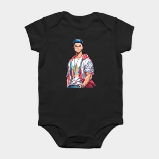 Asian Guy Baby Bodysuit